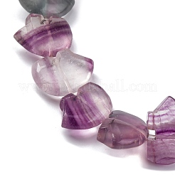 Natürliche lila Fluorit Perlen Stränge&nbsp;G-F783-G04-01
