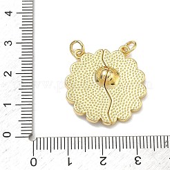 Pendentifs d'émail en laiton &nbsp;KK-A293-22G