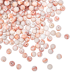 Olycraft 189 pièces 6mm perles de netstone naturel givré perles de jaspe netstone rondes perles de pierres précieuses en vrac énergie pierre pour bracelet collier fabrication de bijoux