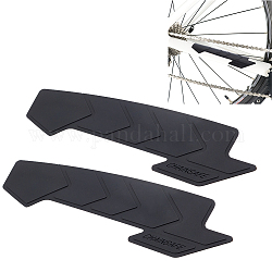OLYCRAFT 2Pcs Mountain Bike Chainstay Protector MTB Bicycle Down Tube Frame Protector Silicone Bicycle Frame Guard Chain Guard Pad Protect Your Bike from Scratch Black Arrow Patterns