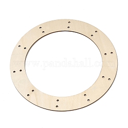 Рамки для венков для поделок, деревянные кольца для аранжировки цветов, мокасин, 250x2.5 мм, внутренний диаметр: 180 мм