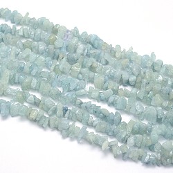 Acquamarina naturale perline fili, pezzo, 5~8x5~8mm, Foro: 1 mm, circa 31.5 pollice