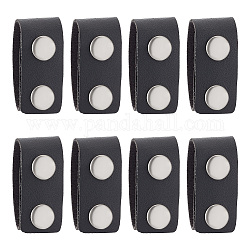 AHANDMAKER 8 pcs Duty Belt Keeper with Double Snaps Key Clip for Outdoor Sports Belt Keepers with Gear Clip for Police Military Equipment Accessories