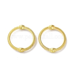 Telai in lega di perline, anello, oro, 13x3mm, Foro: 1.6 mm
