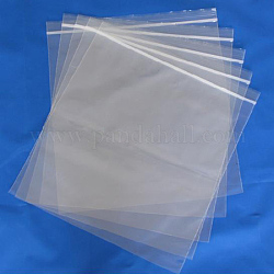 Plastic Zip Lock Bags, Resealable Packaging Bags, Top Seal, Self Seal Bag, Rectangle, Clear, 36x24cm, Unilateral Thickness: 2.3 Mil(0.06mm)