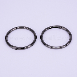 Пружинные кольца из цинкового сплава, уплотнительные кольца, металлический черный, 59.5x4.5 мм, внутренний диаметр: 49.5 мм
