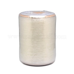 Korean Elastic Crystal Thread, DIY Jewelry Beading Stretch Cord Findings, Clear, 0.4mm, about 1093.61 yards(1000m)/roll