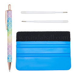 Гнездо для ручки из искусственной кожи gorgecraft, разноцветные, 142.5x14x9.5 мм, 4 шт / комплект