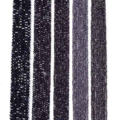 Chapelets de perles en verre électroplaqué&nbsp;EGLA-A044-T2mm-A15-1