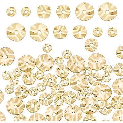 Shop PH PandaHall 60PCS 18k Gold Brass Spacers Beads for Jewelry