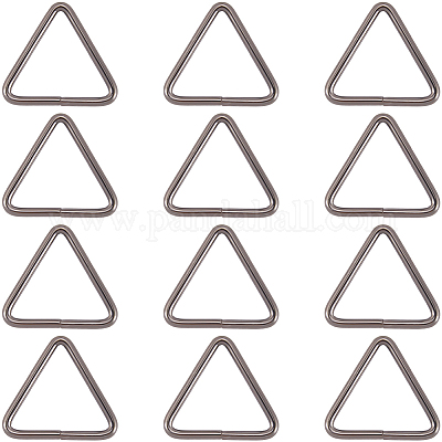 12 pz anelli di collegamento in ferro triangolari&nbsp;IFIN-CP0002-96B-1