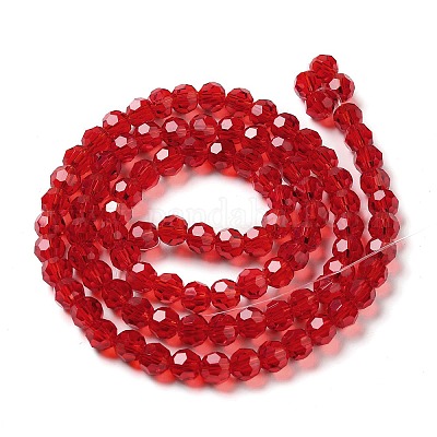 Perles en verre transparentes&nbsp;EGLA-A035-T6mm-D07-1