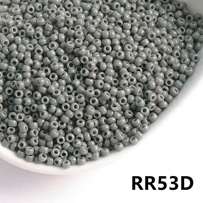 Undurchsichtige 6/0 Glas-Saatperlen&nbsp;SEED-I013-4mm-RR53D-1