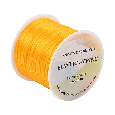 Filo di cristallo elastico piatto&nbsp;EW-YW0001-0.8mm-02G-1