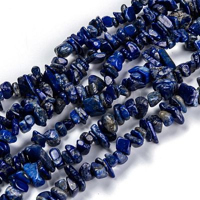 Natürlicher Lapislazuli Perlenstränge&nbsp;G-G011-05A-1