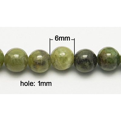 Natürliche Idocrase-Perlenstränge&nbsp;X-G-N165-7-1