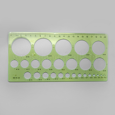 Quilling Circle Ruler Template Kit With Various Size 
