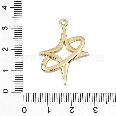 Aluminium Anhänger & Charms&nbsp;AL-CBA31C4-01G-1