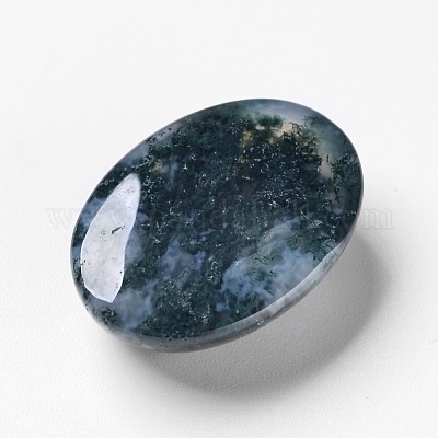 Cabochons en agate de mousse naturelle&nbsp;X-G-F296-09-18x25mm-1