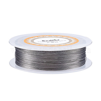 Unicraftale 100m 0.3mm diamètre fil d'acier artisanat fil flexible