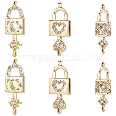 14k Gold Color Plated Brass Chains Star Heart Link Copper Diy