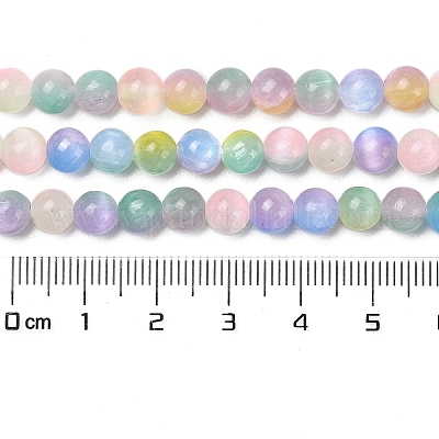 Natürliche Selenitperlenstränge&nbsp;X-G-Q162-A01-01A-01-1