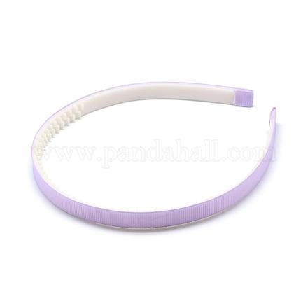 Fornituras de banda de pelo de plástico liso OHAR-Q275-03G-1
