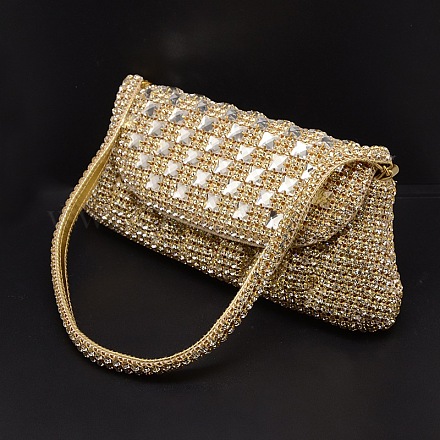 Elegant Evening Bag Women Diamante Shoulder Bag AJEW-L016-06A-1