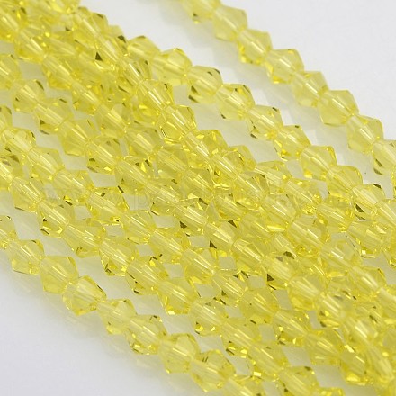 Chapelets de perles en verre bicone EGLA-P016-4mm-11-1