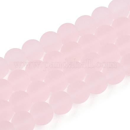 Chapelets de perles en verre transparente   GLAA-T032-T8mm-MD10-1
