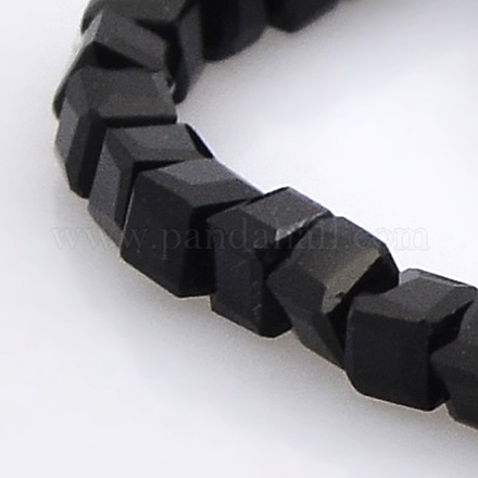 Faceted Cube Glass Beads Strands GLAA-A031-2mm-02-1
