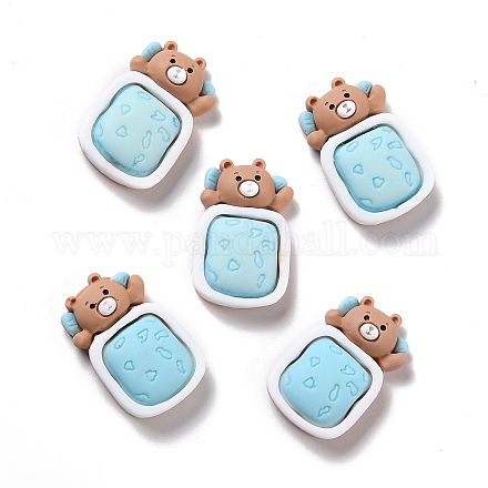 Opaque Resin Cabochons X-RESI-C012-02-1