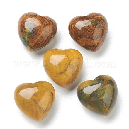Piedra natural del amor del corazón de pietersita G-B013-05-1
