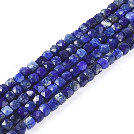 Chapelets de perles en lapis-lazuli naturel G-L537-008-1