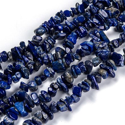 Chapelets de perles en lapis-lazuli naturel G-G011-05A-1