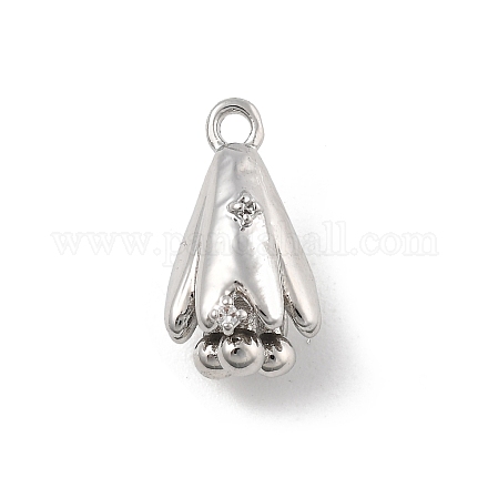 Латунные микро проложить кубического циркония подвески KK-D283-18P-1