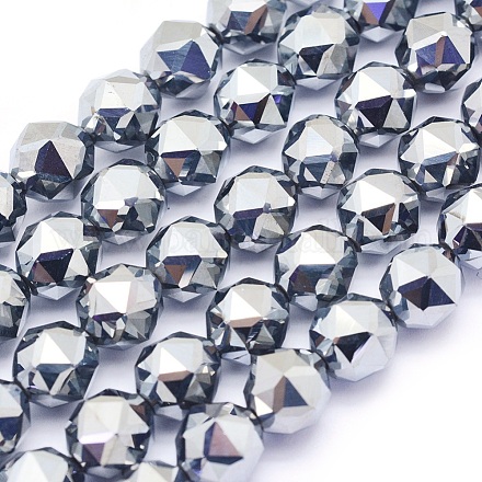 Brins de perles de pierre terahertz G-O166-34-8x8mm-1