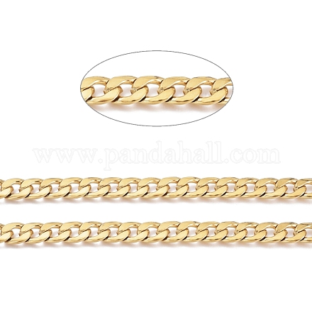 Ion Plating(IP) 304 Stainless Steel Cuban Link Chains CHS-D032-02G-1