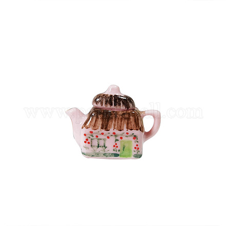 Miniatur-Teekannenverzierungen aus Porzellan PORC-PW0001-051-1
