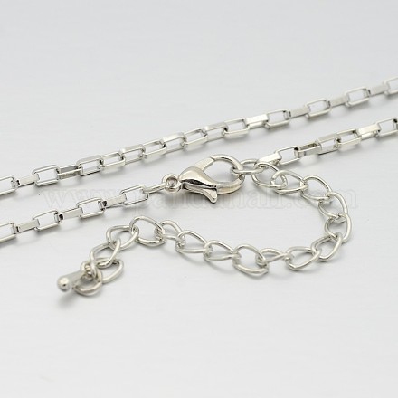 Herstellung von Halsketten aus eisernen Kastenketten MAK-J009-36P-1