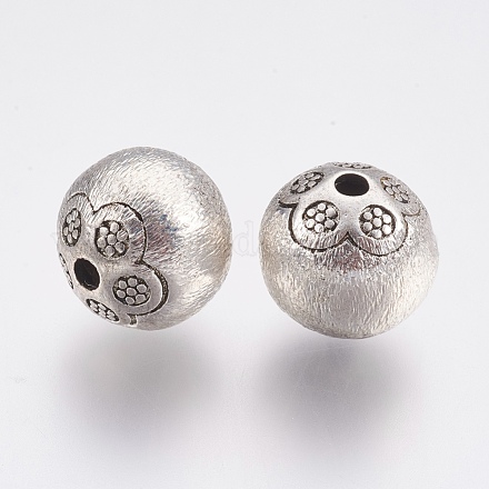 Perles en laiton texturées KK-K224-10AS-1