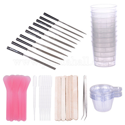 OLYCRAFT Resin Mixing Tools Resin Making Supplies Kit with Measure Cups TOOL-OC0001-01-1