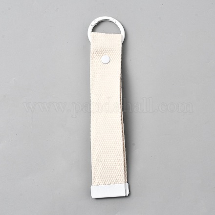 Porte-clés en alliage de polyester&nbsp;KEYC-WH20005-33B-1
