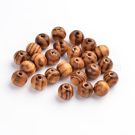 Des perles en bois naturel TB616Y-1