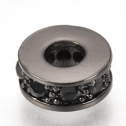 Perles de zircone cubique micro pave en Laiton ZIRC-Q013-138B-1