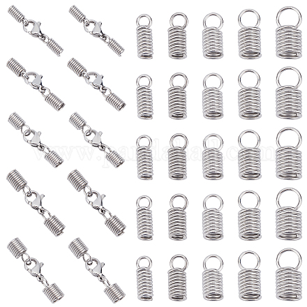 NBEADS 150 Pcs Cord End Cap for Jewelry Making STAS-NB0001-26-1