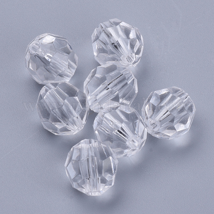 Transparent Acrylic Beads X-TACR-Q257-6mm-V01-1