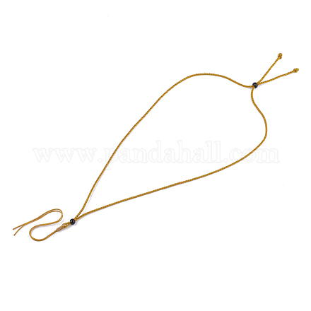 Nylon Cord Necklace Making X-MAK-T005-21D-1