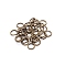 Iron Open Jump Rings, Antique Bronze, 3x0.5mm