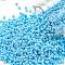 TOHO Round Seed Beads, Japanese Seed Beads, (403) Opaque AB Blue Turquoise, 11/0, 2.2mm, Hole: 0.8mm, about 5555pcs/50g